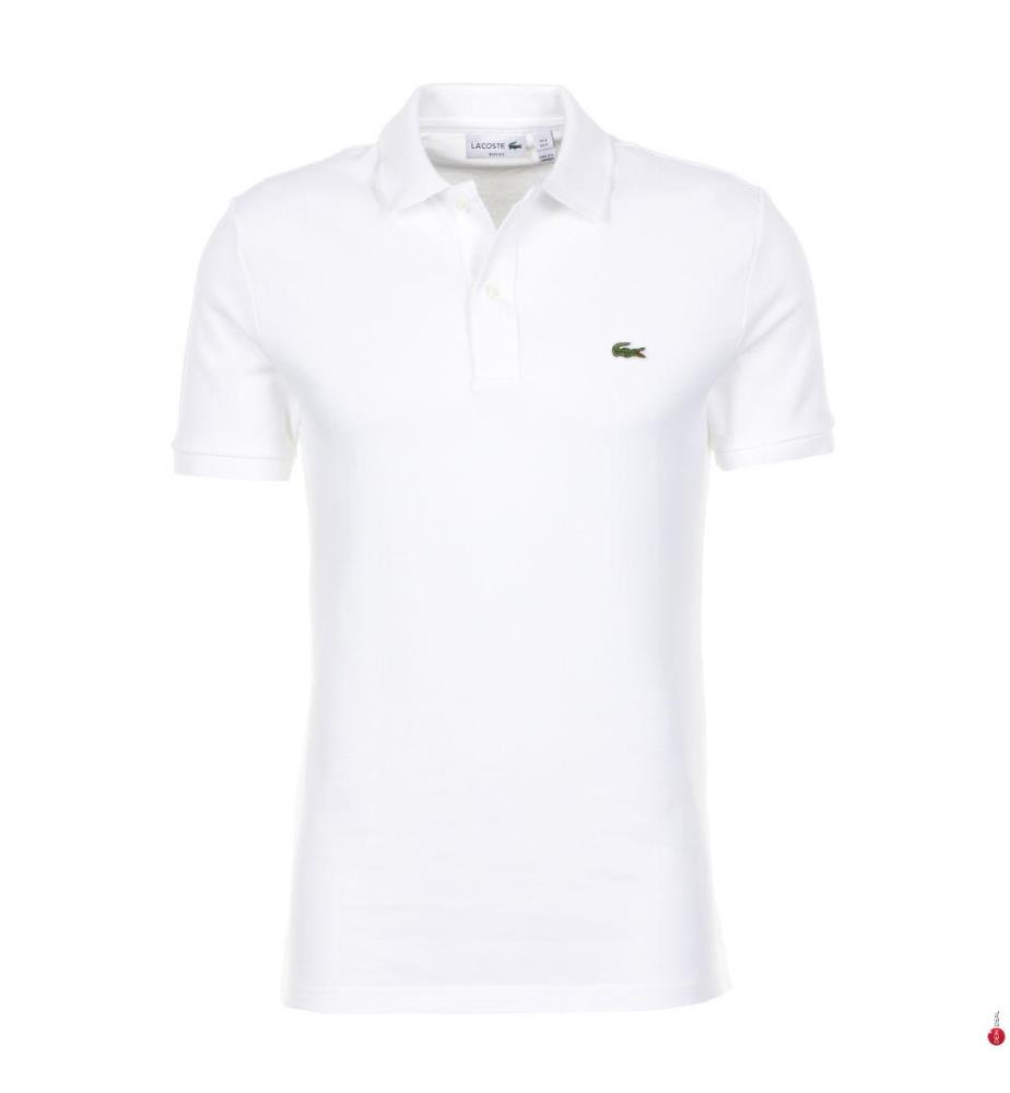 Polo Slim Fit gesteppte Baumwolle Herren - Weiss
