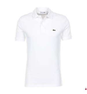 Polo Slim Fit gesteppte Baumwolle Herren - Weiss