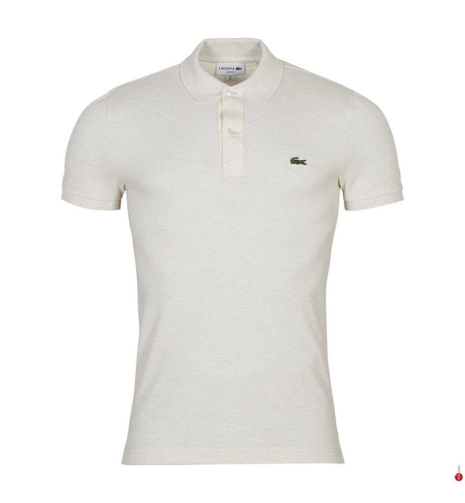 Poloshirt Slim Fit - Cremeweiss