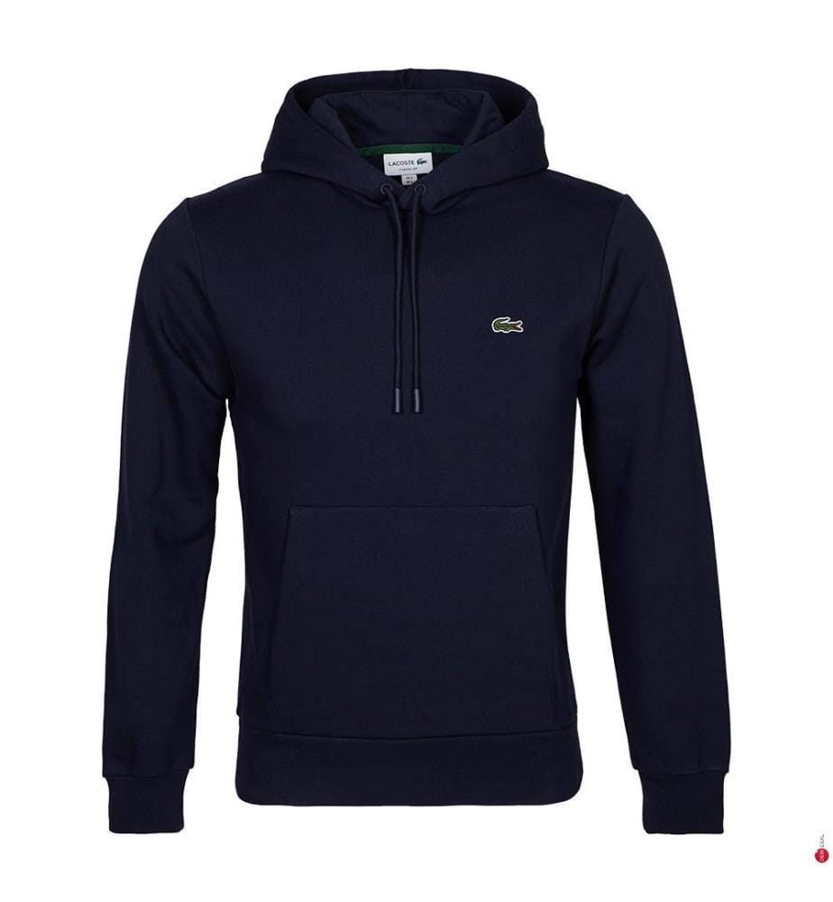 Hoodie aus Bio - Baumwolle - Marine