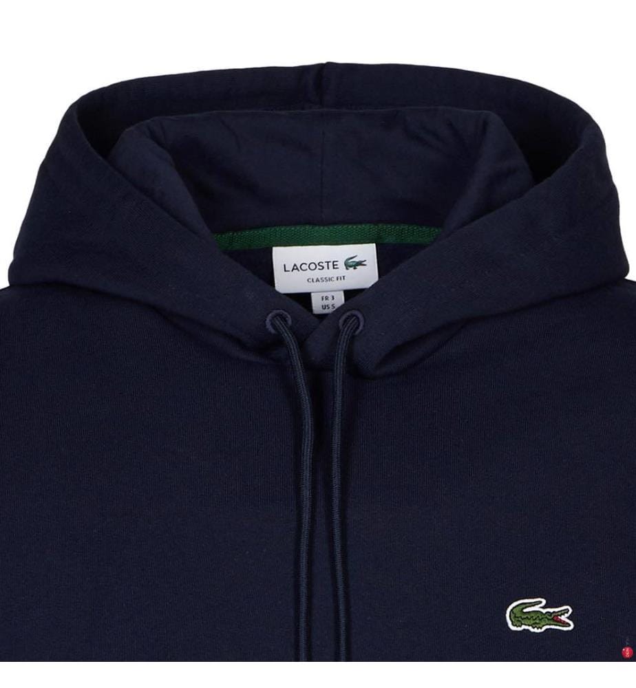 Hoodie aus Bio - Baumwolle - Marine