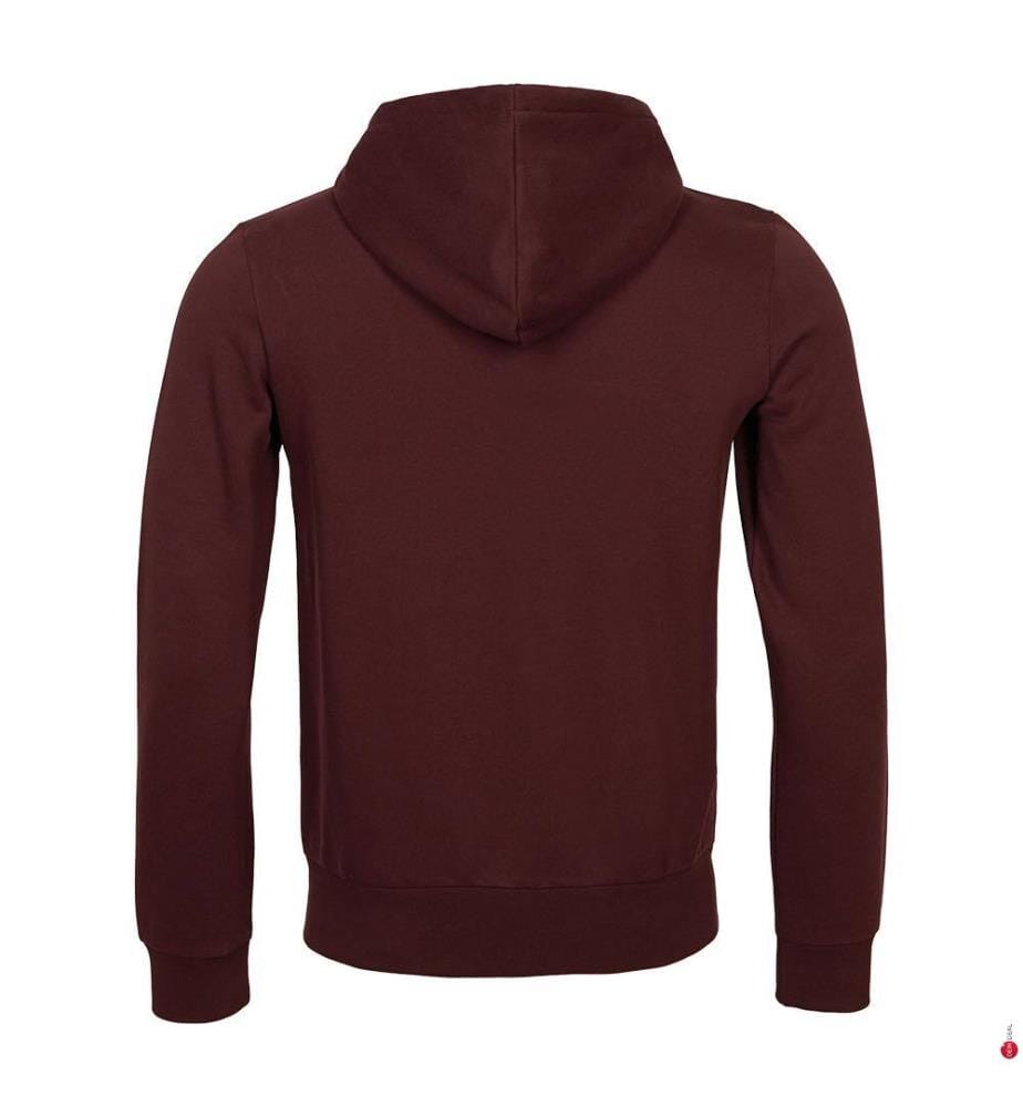 Kapuzenjacke und Kängurutasche - Bordeaux