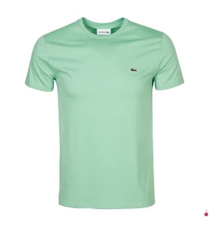 T-Shirt di Cotone Pima - Verde Acqua