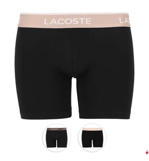 Confezione da 3 boxer lunghi in cotone elasticizzato - 3 colori