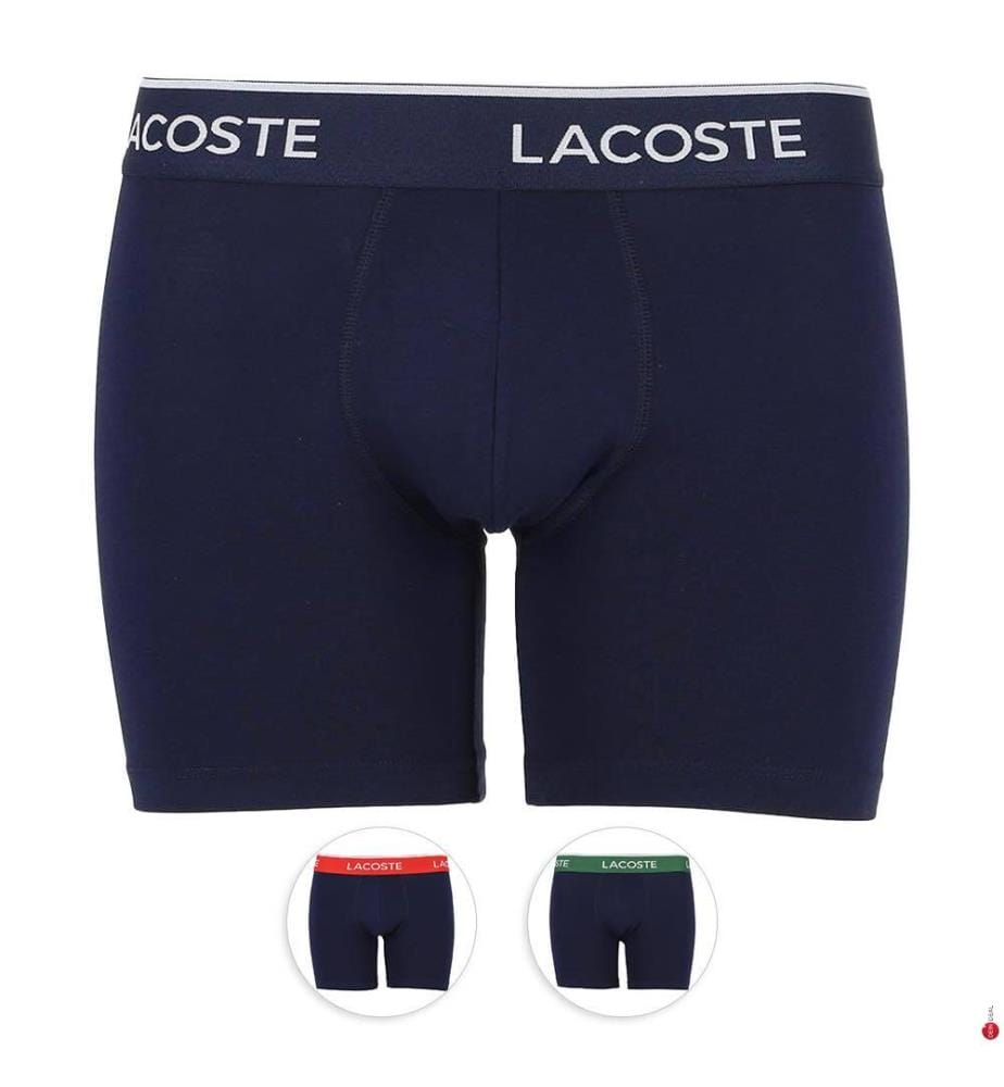 Confezione da 3 boxer lunghi in cotone elasticizzato - 3 colori