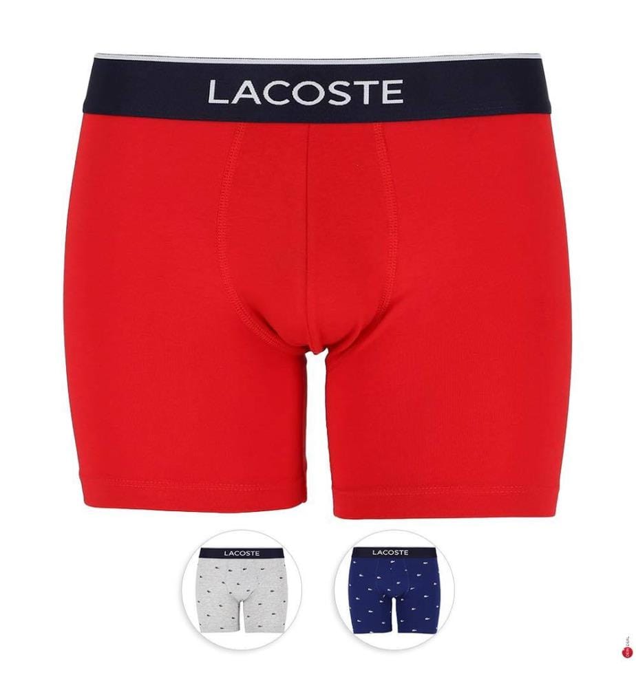 3er-Pack Kurze Boxershorts aus Baumwolle mit Stretch - 3 Farben