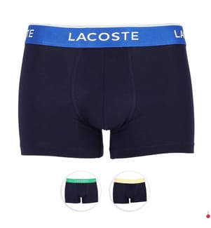 Pack de 3 Boxers Stretch Cotton Trunks - 3 Coloris