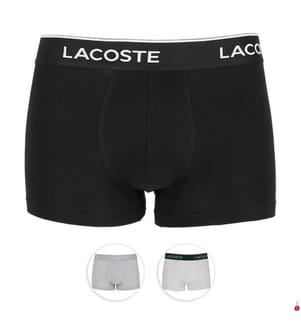 Pack de 3 Boxers Stretch Cotton Trunks - 3 Coloris