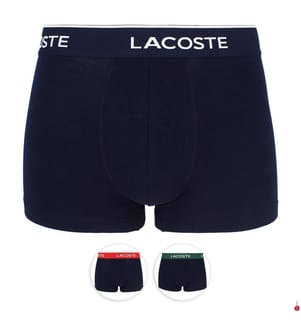Lot de 3 Boxers Courts Coton Stretch - 3 Coloris
