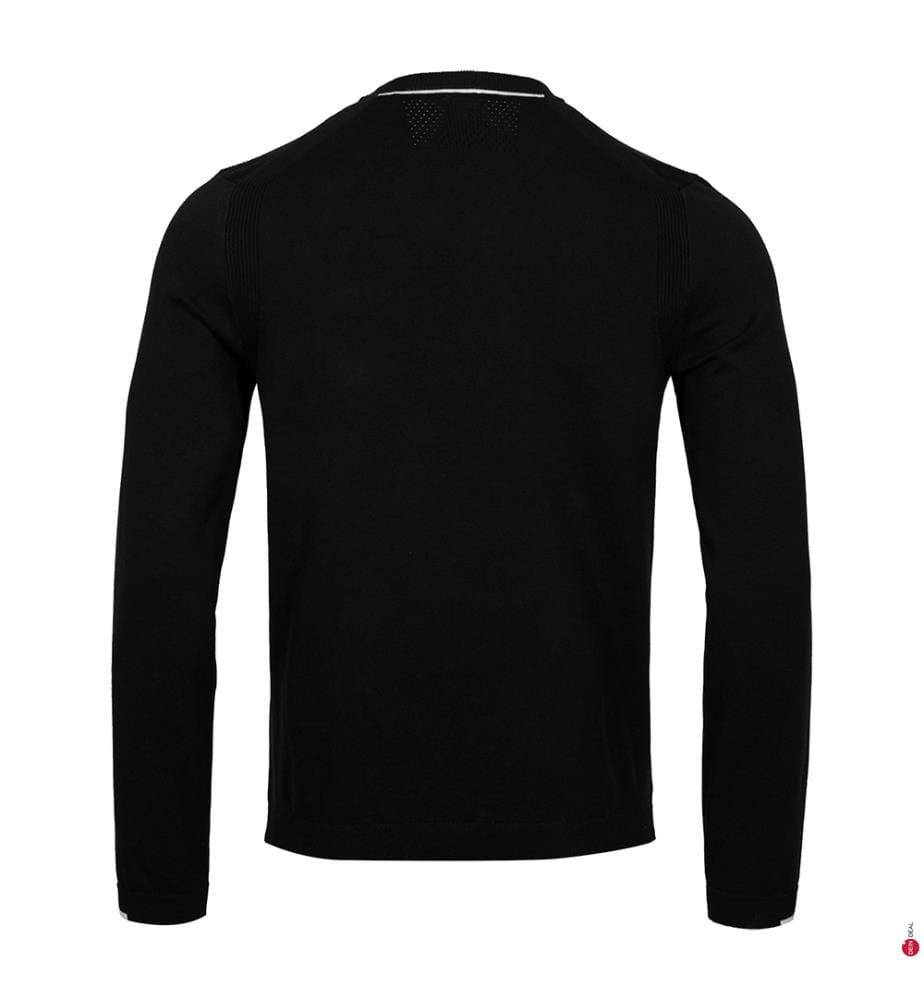 Pull Regular Fit Col Rond - Noir