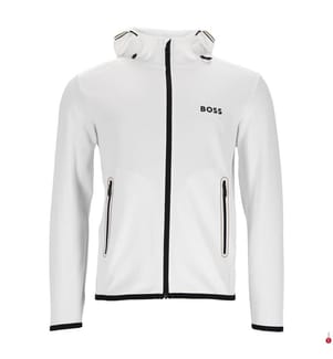 Hoodie Active Stretch Gabardine - Blanc