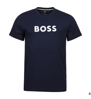 T-Shirt Organic Relaxed Fit - Marinblau