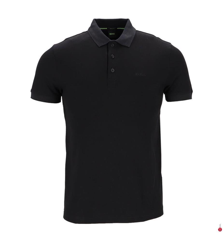 Polo Paddy in piqué di cotone - Nero