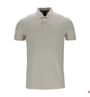 Polo classica in piqué di cotone - Bianco