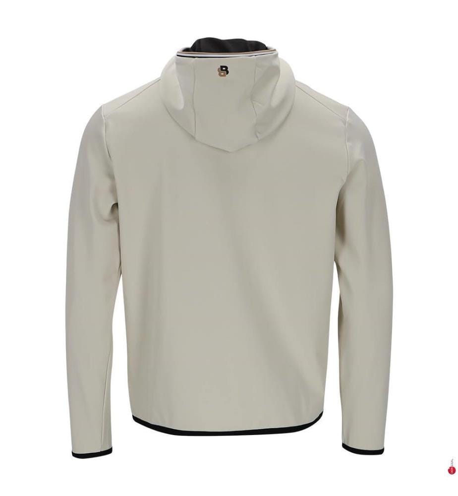 Sweat à capuche Actif zippé en gabardine stretch avec technologie thermorégulatrice - Blanc