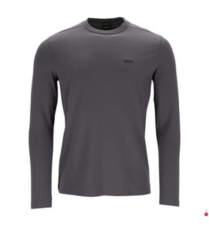 Maglietta elasticizzata - Grigio scuro