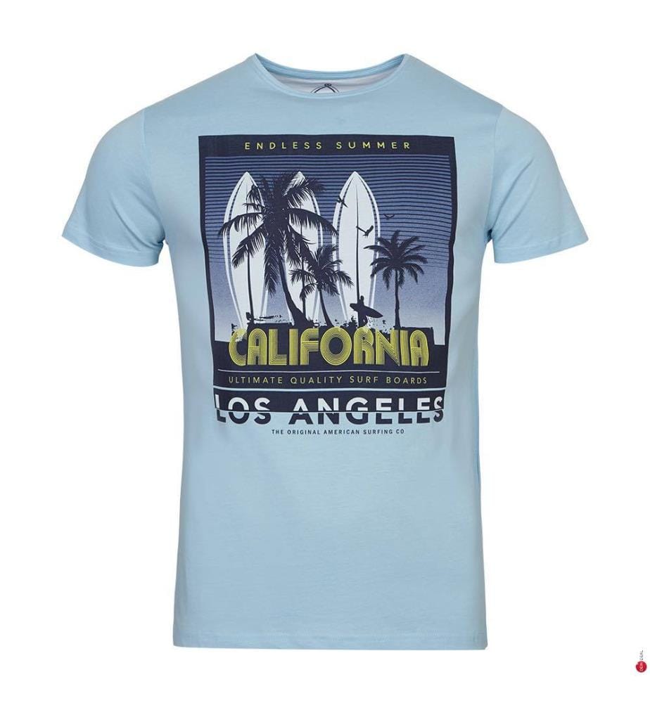 T-Shirt Mirador - Blu Pastello