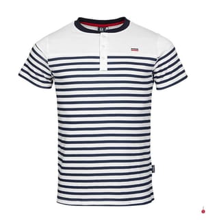 T-Shirt Murphy - Bianco Blu Marino