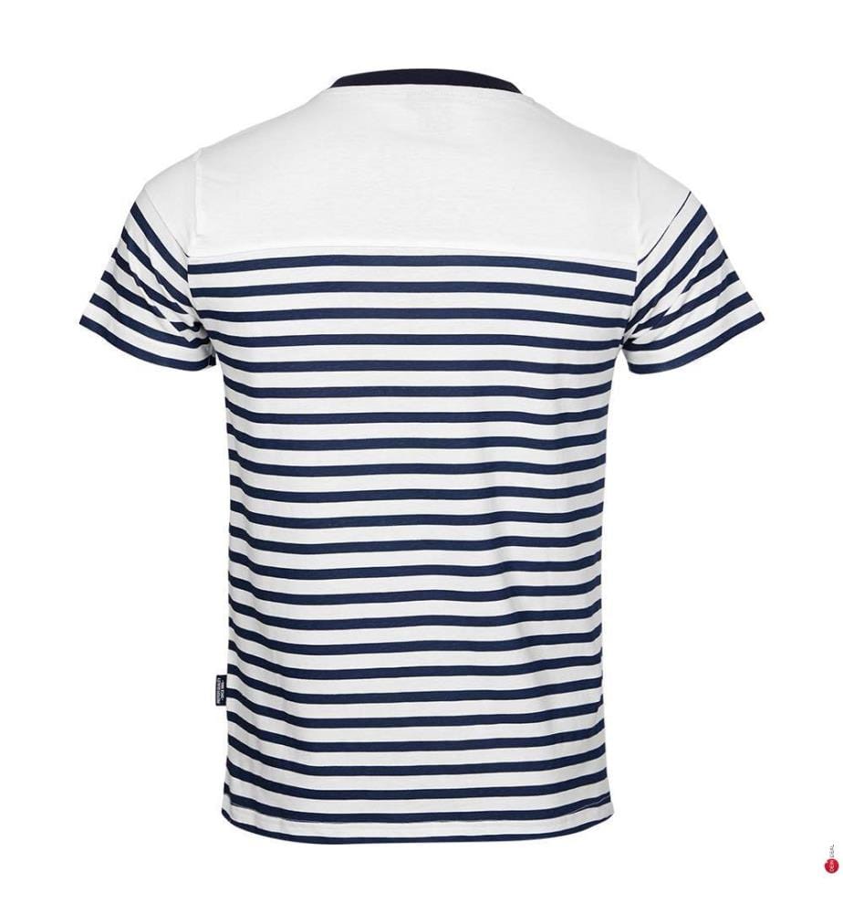 T-Shirt Murphy - Bianco Blu Marino