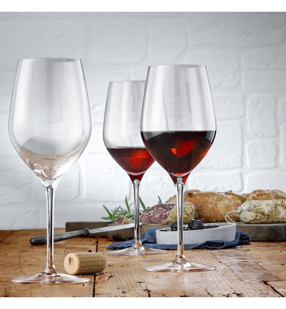 Set de 6 verres à vin rouge easy Plus, transparent
