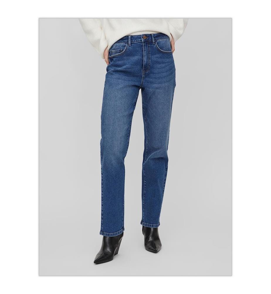 Jeans Straight Viagnes - Mittelblauer Denim