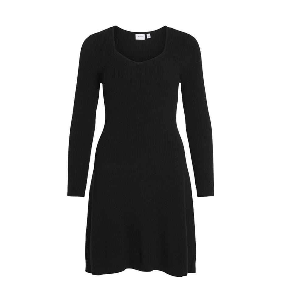 Robe Longues en Maille - Noir