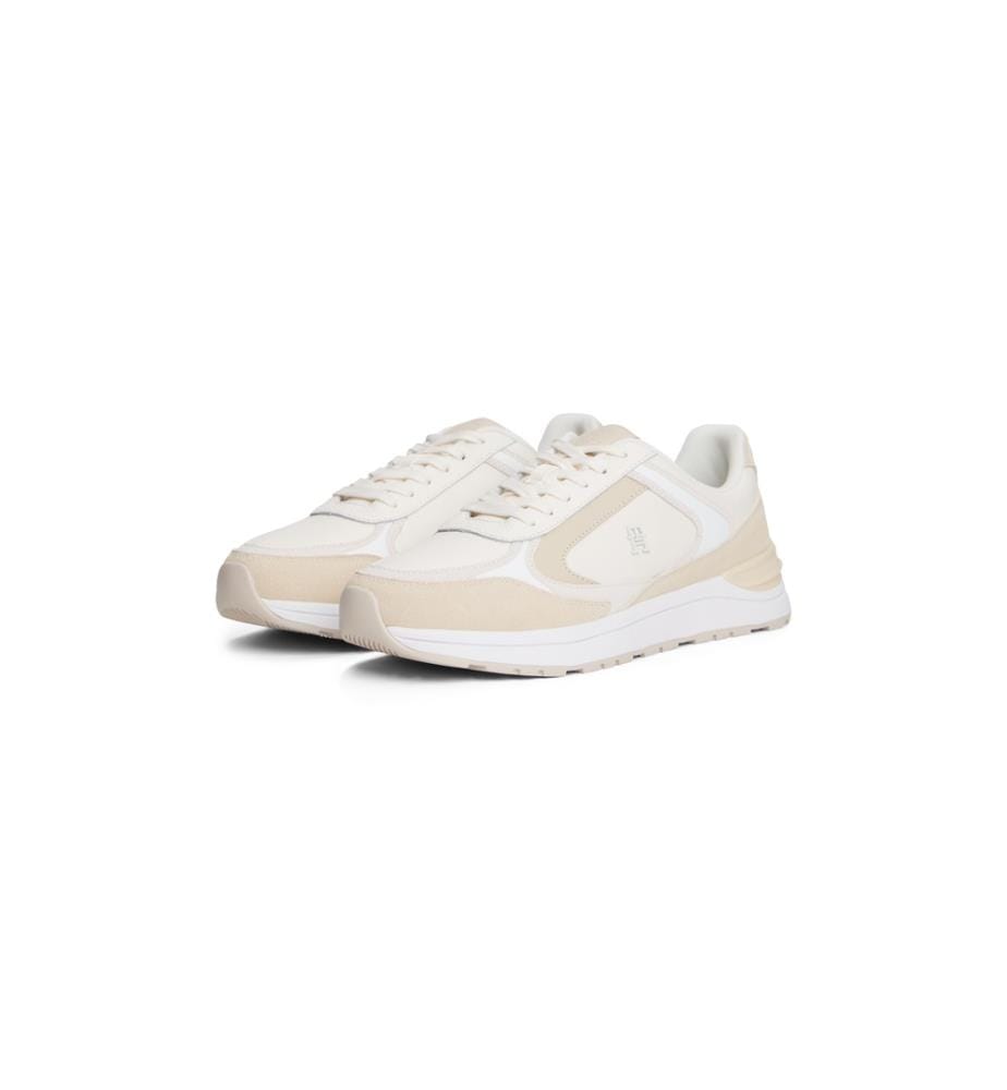 Baskets Casual Fashion Runner - Beige et Crème