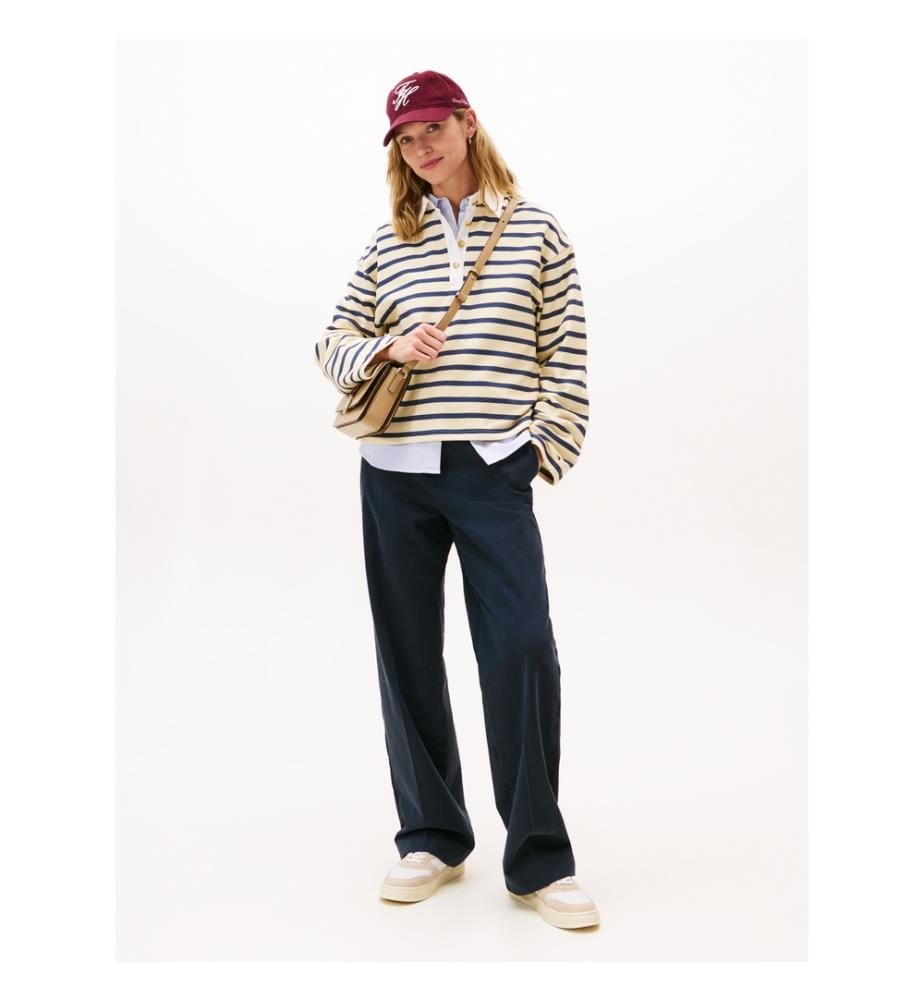 Sneakers Sporty Cupsole - Beige und Cremeweiss
