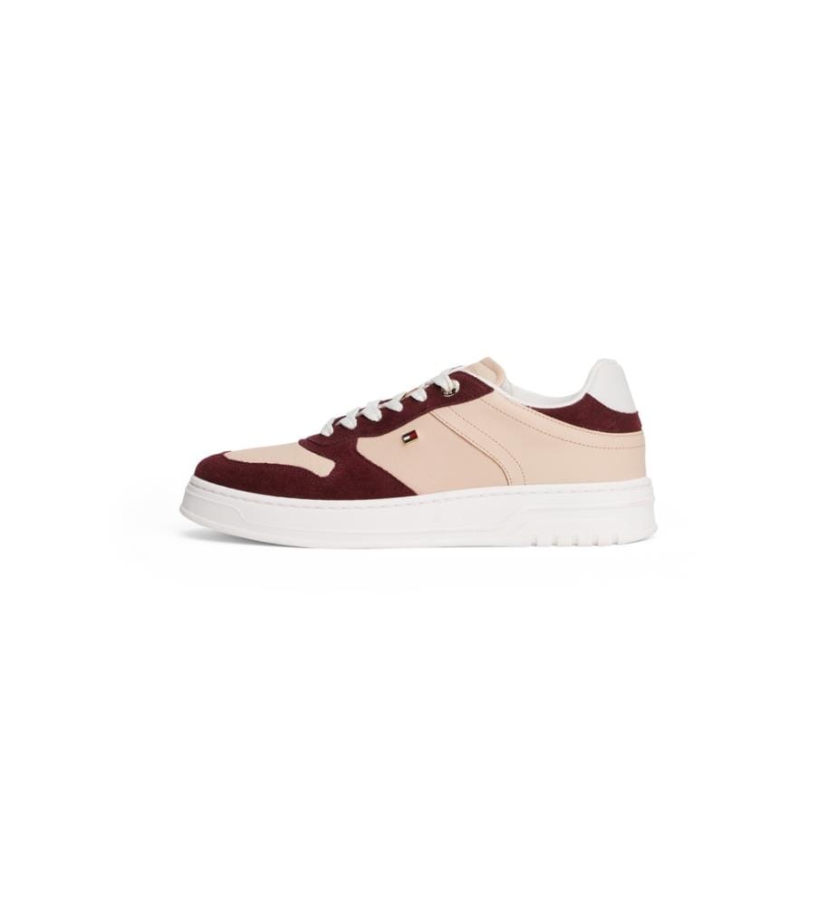 Baskets Sporty Cupsole - Bordeaux et Crème