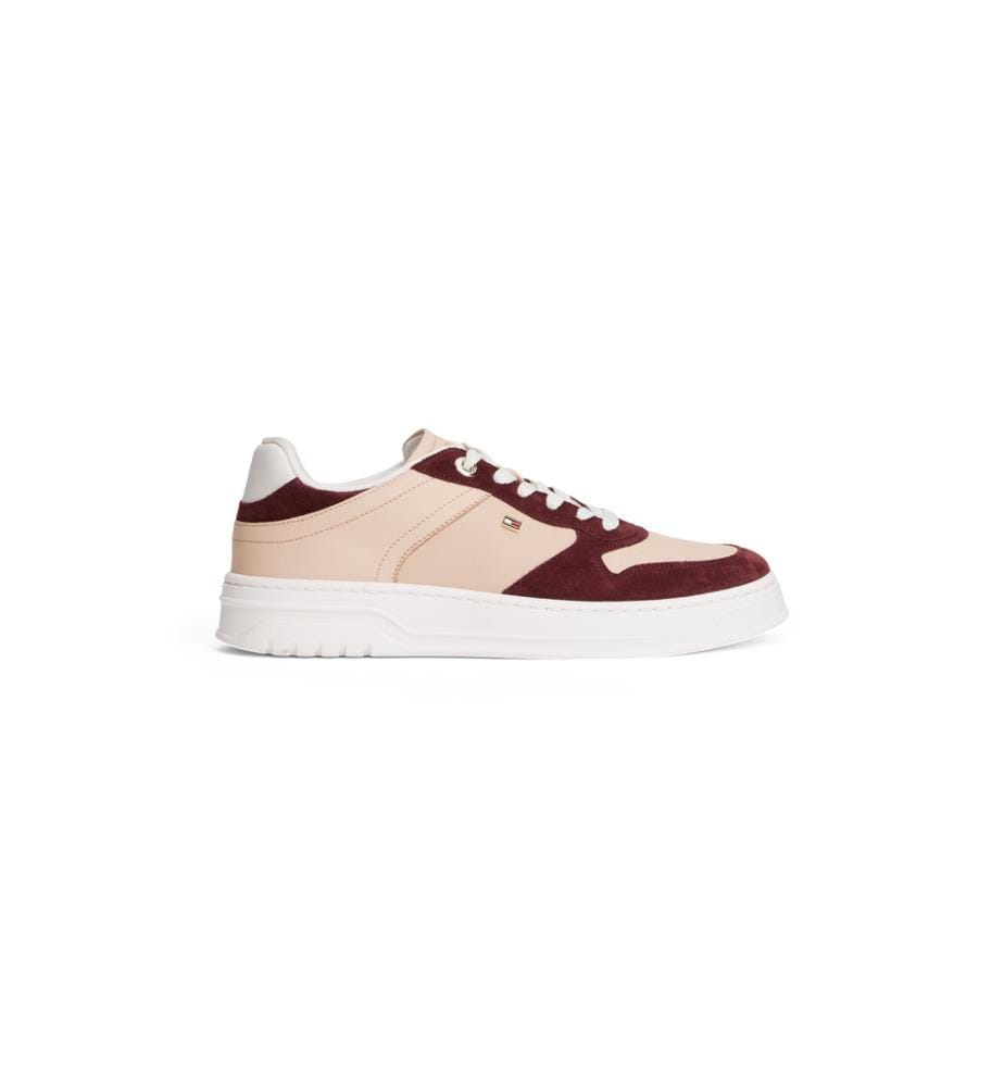 Baskets Sporty Cupsole - Bordeaux et Crème