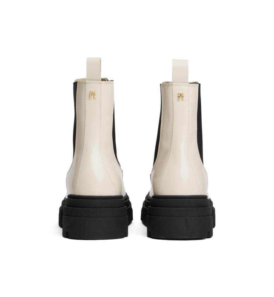 Stiefeletten Shiny - Cremeweiss