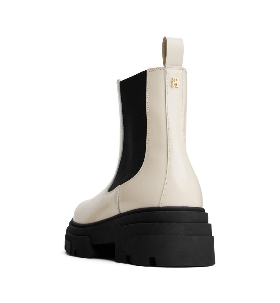Stiefeletten Shiny - Cremeweiss