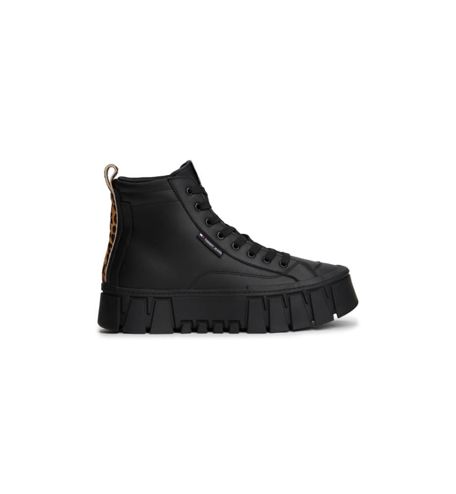 TJW Vulc Flatform High Sneakers - Black