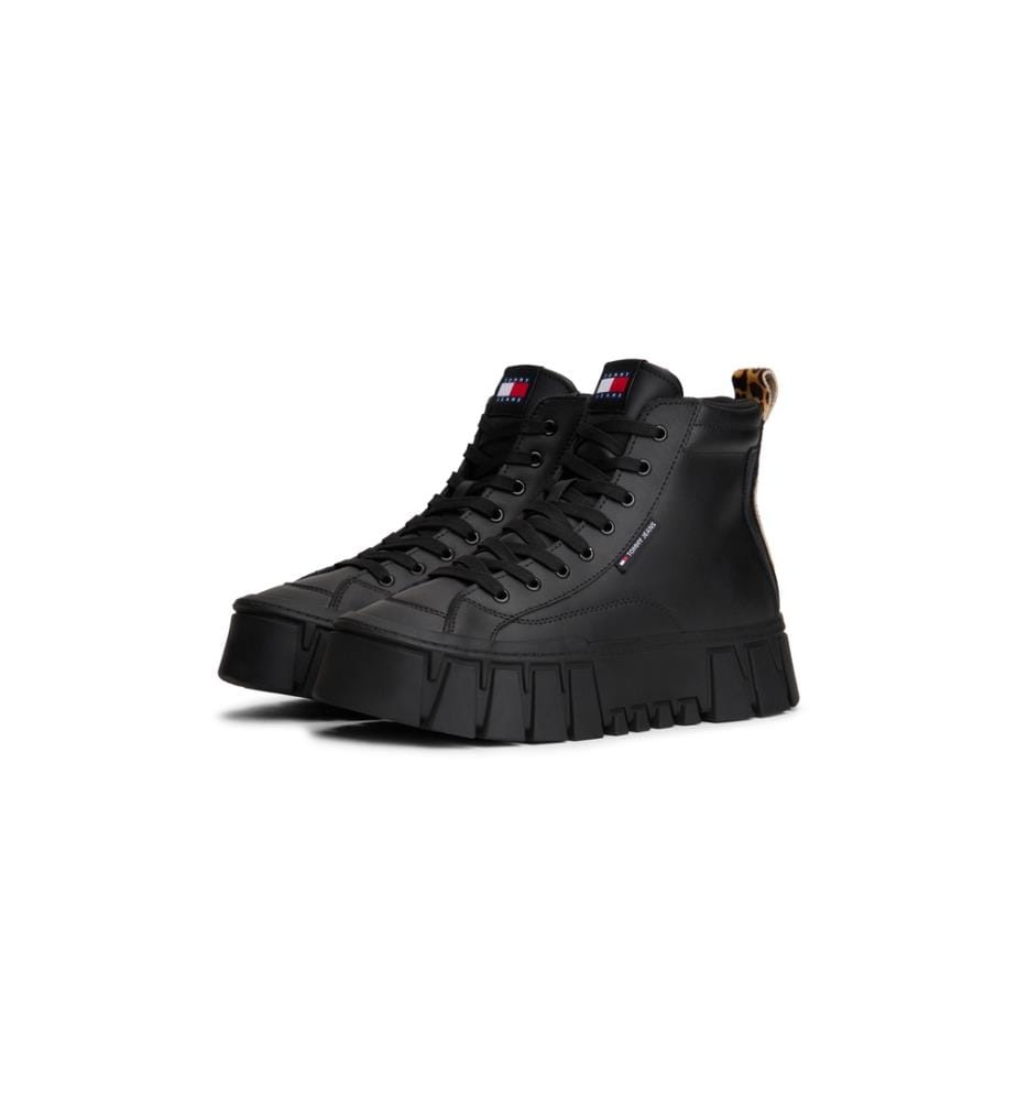 TJW Vulc Flatform High Sneakers - Black