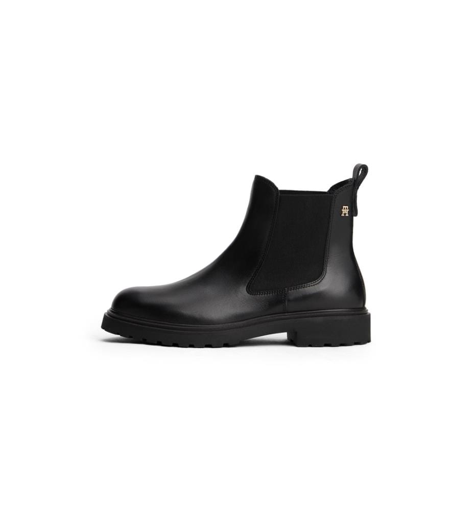 Cleated Chelsea Stiefeletten - Schwarz