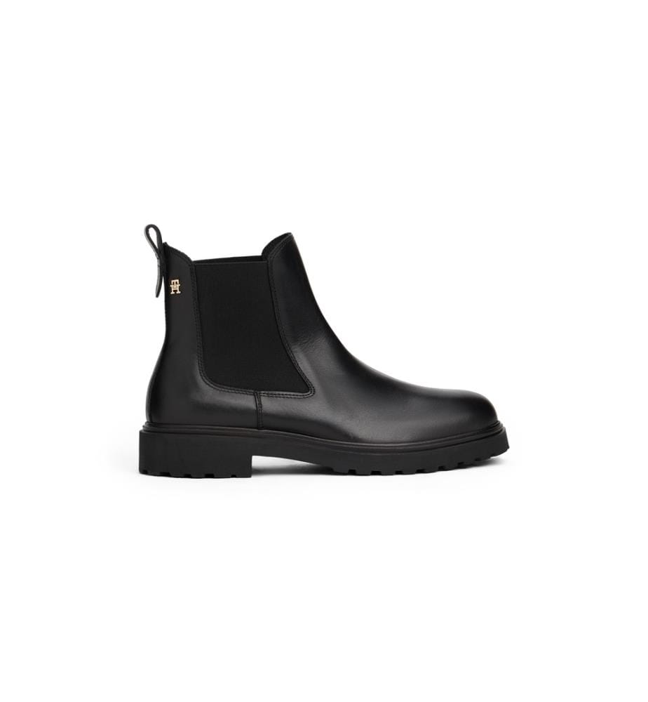 Cleated Chelsea Stiefeletten - Schwarz