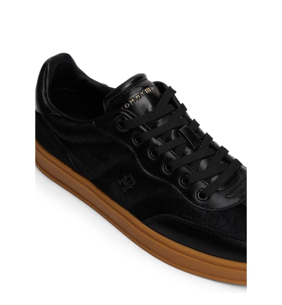 Heritage Calf Hair Sneakers - Schwarz