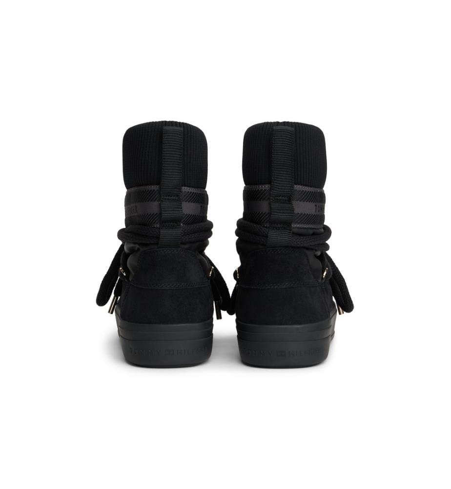 Stivali da Neve TommyTech Logotape Warm - Nero