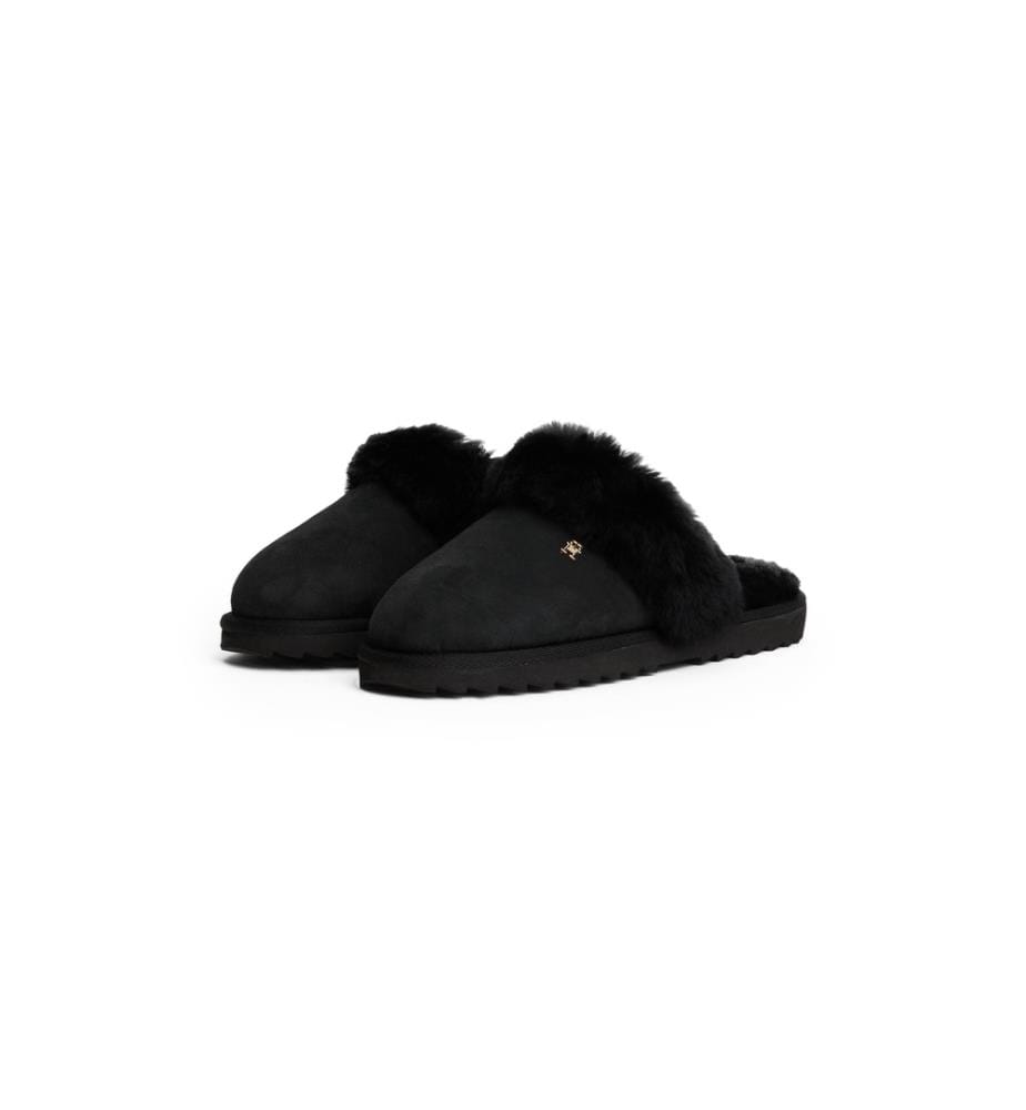 Pantofole Shearling - Nero