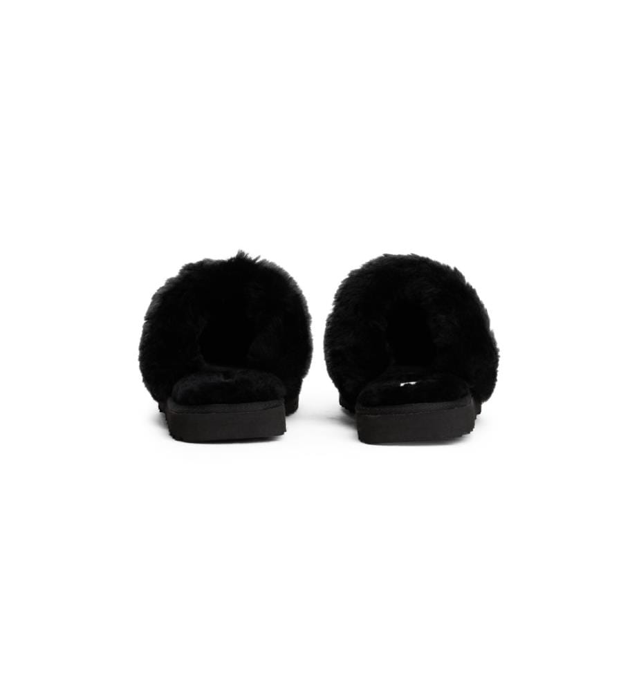Pantofole Shearling - Nero