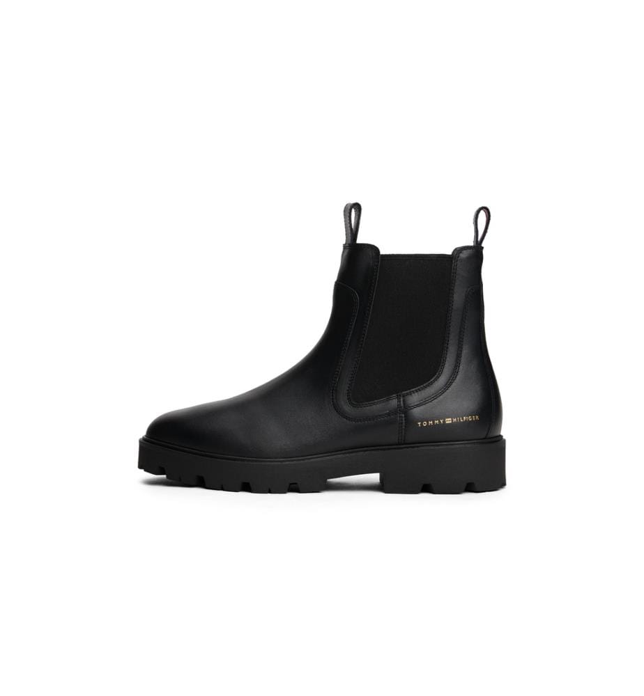 Leather Chelsea Boots - Black