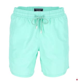 Pantaloncini da bagno solidi - Caraibi e verde