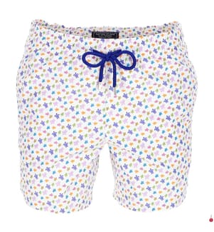 Pantaloncini da bagno Micro Ronde des Tortues - Bianco e nero