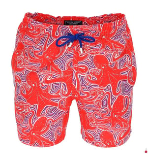 Pantaloncini da bagno Hypnoctopus - Rosso papavero e rosso