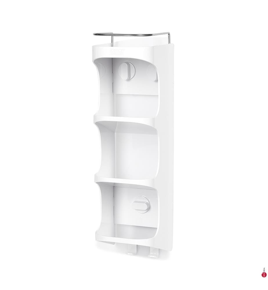 Organizzatore per doccia - Bianco e argento