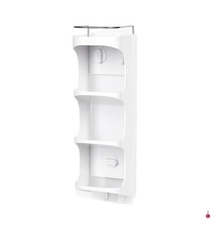 Organizzatore per doccia - Bianco e argento