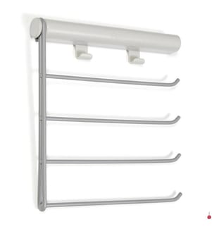 Appendiabiti da Muro Estensibile per Cinture, Cravatte e Sciarpe Orderly™ Ecru - Ecru