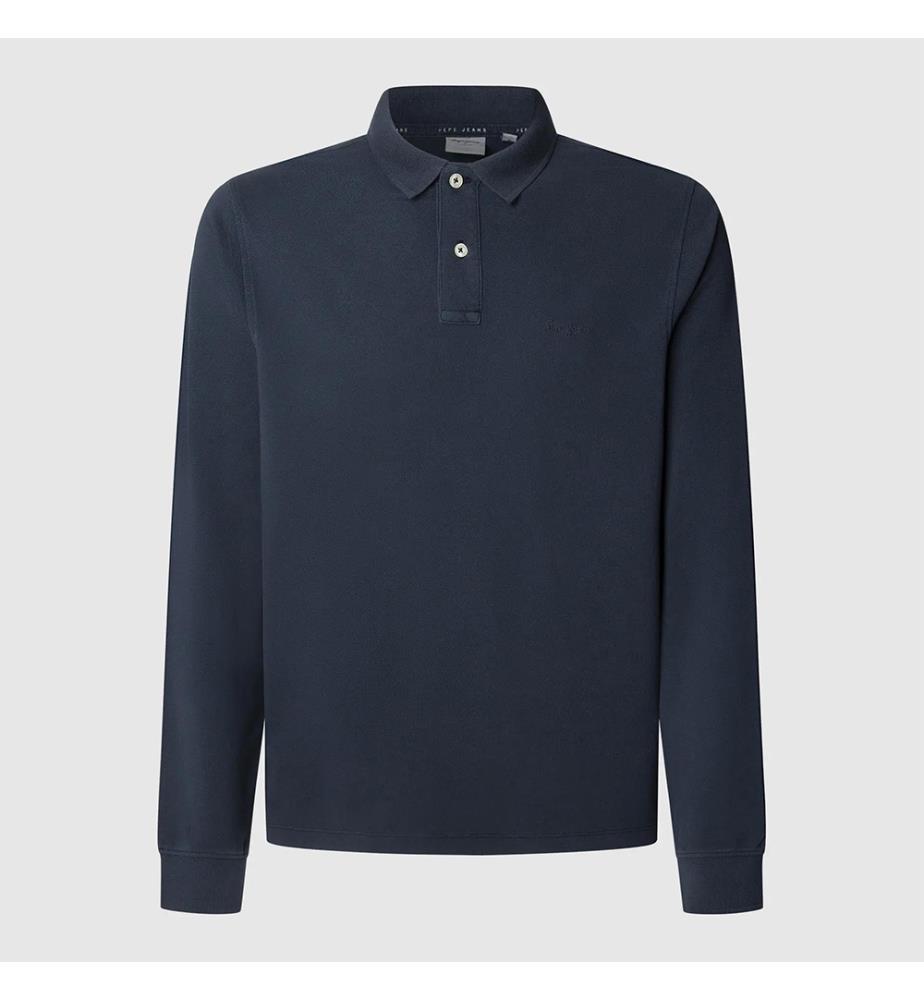 Polo New Oliver Gd Ls - Dulwich Blue