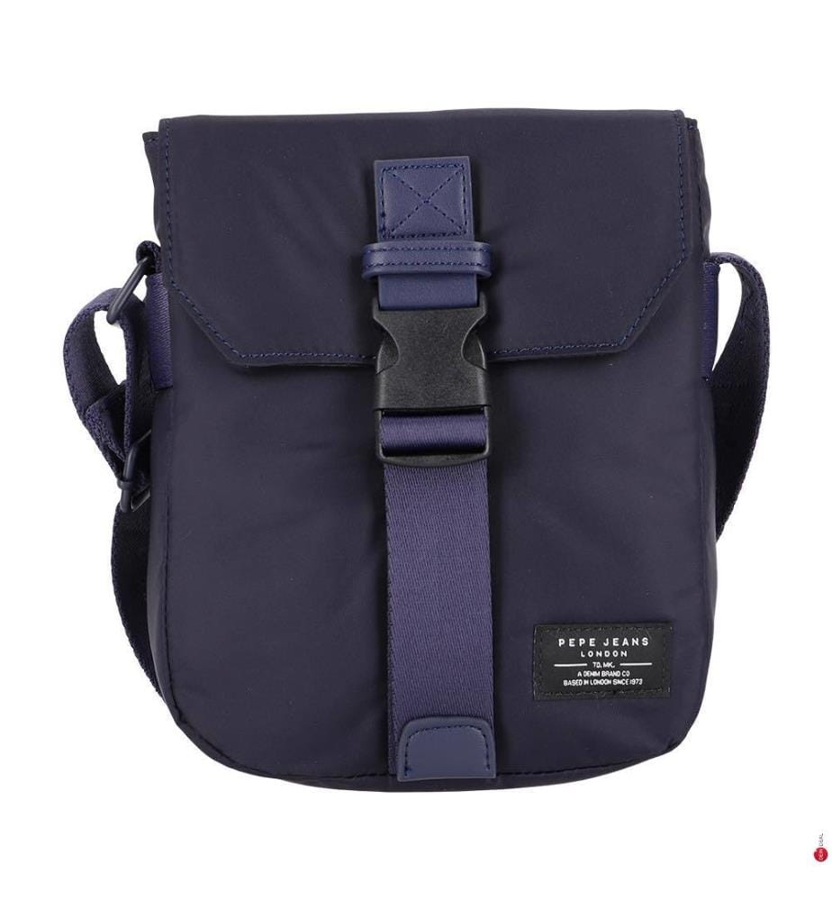 Borsa Reporter con chiusura a pressione - Navy