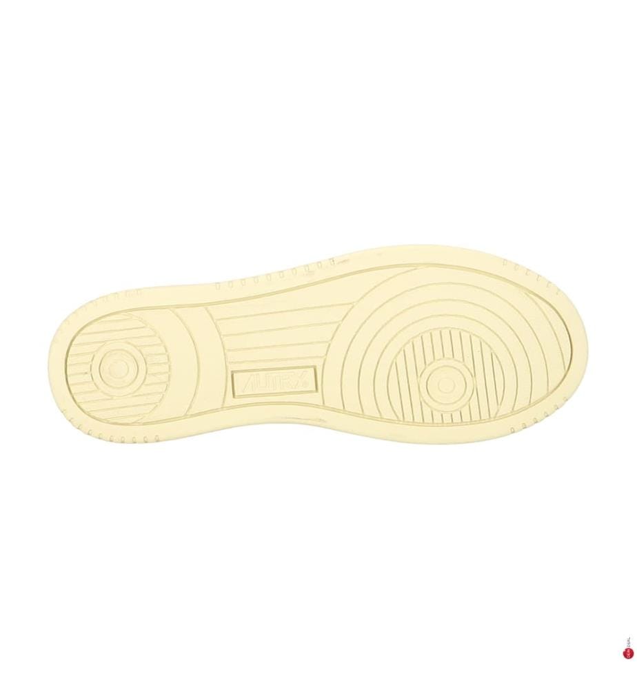 Medalist Low Sneakers aus Leder - Weiss und Wassergrün